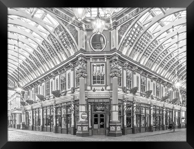 LEADENHALL MARKET LONDON Framed Print by Clive Eariss