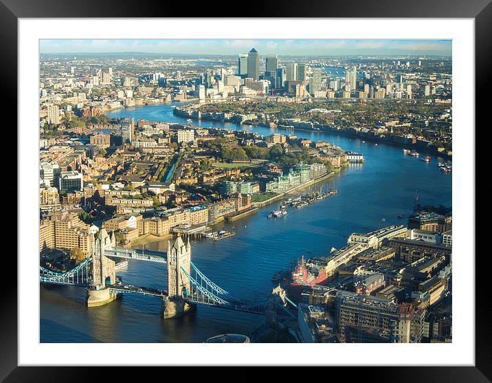 Winding River Thames Framed Mounted Print by Clive Eariss
