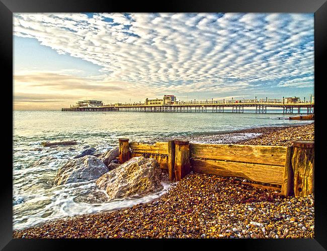 Worthing West Sussex Framed Print by Clive Eariss