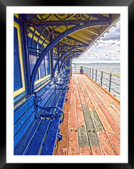 Southend Pier Framed Mounted Print by Clive Eariss