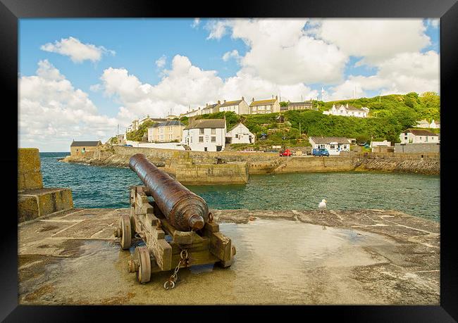  Porthleven Cornwall Framed Print by Clive Eariss