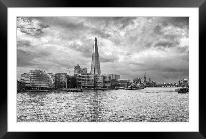  Oncoming Storm London Framed Mounted Print by Clive Eariss