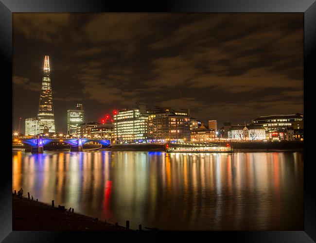 The Shard London Framed Print by Clive Eariss