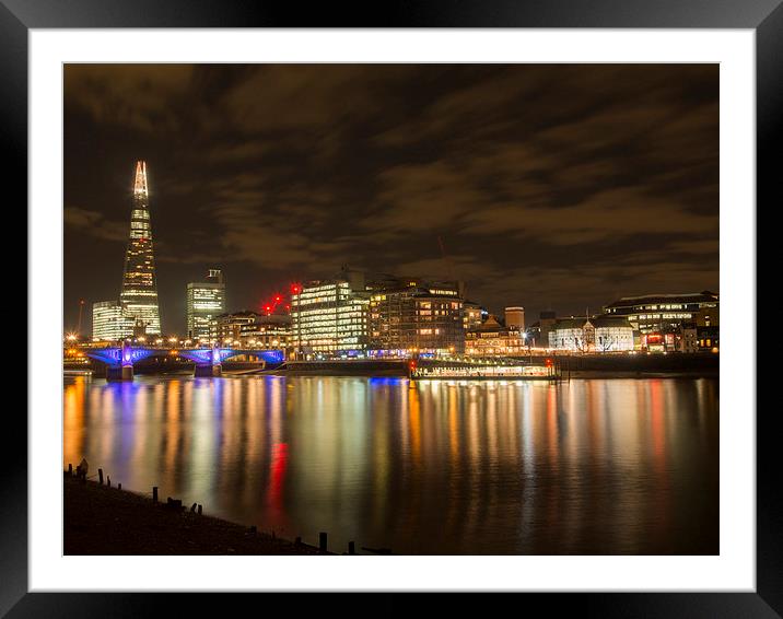 The Shard London Framed Mounted Print by Clive Eariss