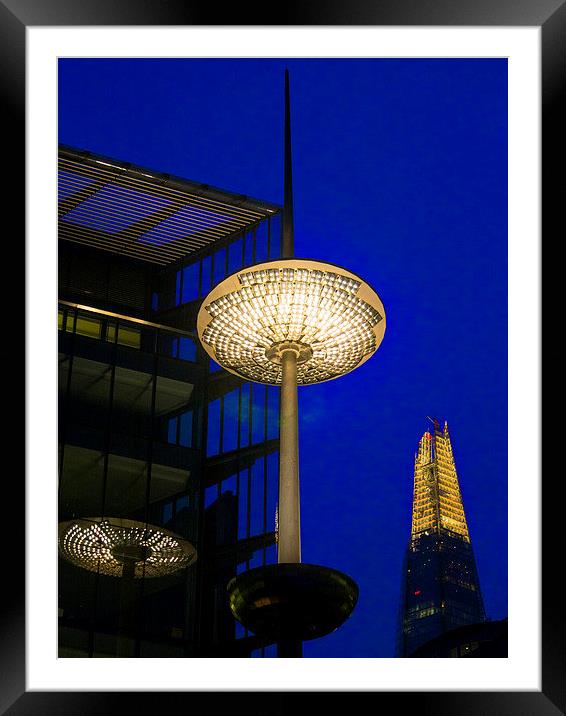  Lights Up London Framed Mounted Print by Clive Eariss
