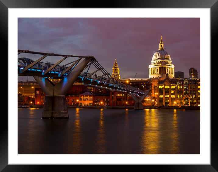  St Paul's London Framed Mounted Print by Clive Eariss