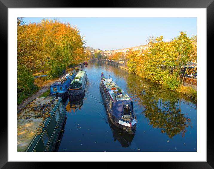  Little Venice London Framed Mounted Print by Clive Eariss