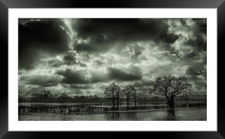 Cloud Moods Framed Mounted Print by Clive Eariss