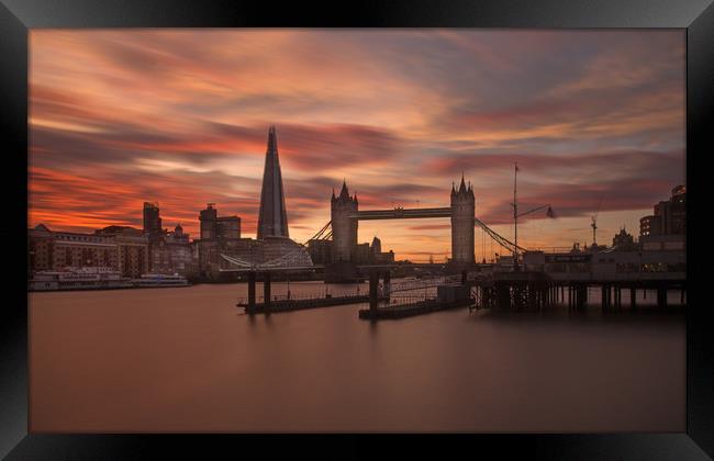 The Tower Bridge London Framed Print by Clive Eariss