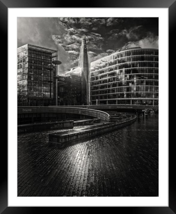 The London Shard  Framed Mounted Print by Clive Eariss