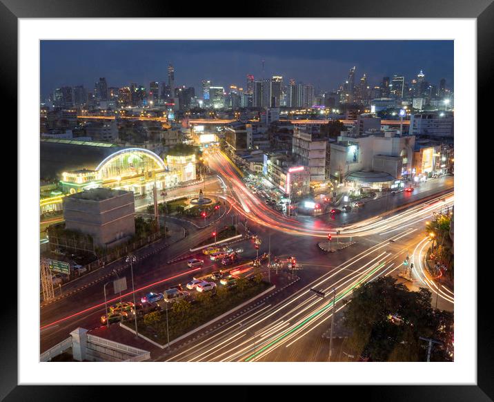 Bangkok Station Thailand Framed Mounted Print by Clive Eariss