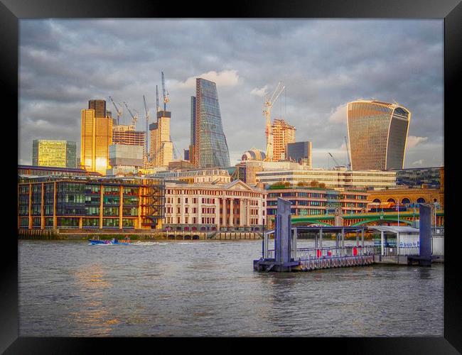 Pier View London Framed Print by Clive Eariss