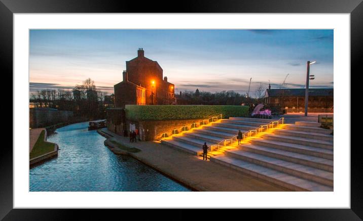 Regents Park Canal London Framed Mounted Print by Clive Eariss