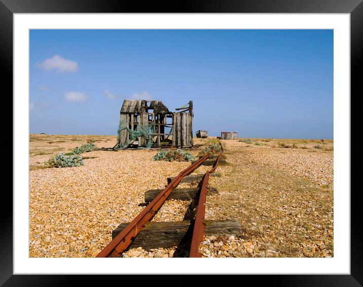 Railway To Nowhere Framed Mounted Print by Clive Eariss