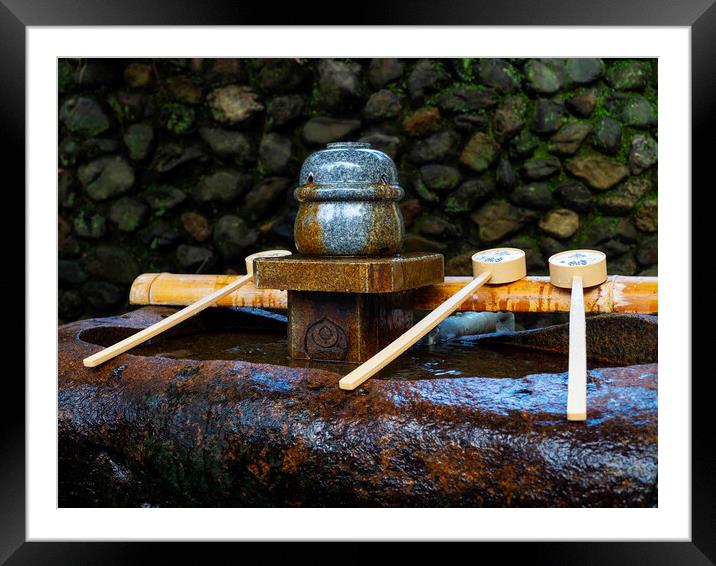 Ladles Of Kyoto Framed Mounted Print by Clive Eariss