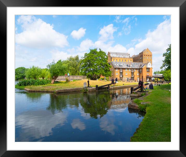 Coxes Lock Surrey Framed Mounted Print by Clive Eariss