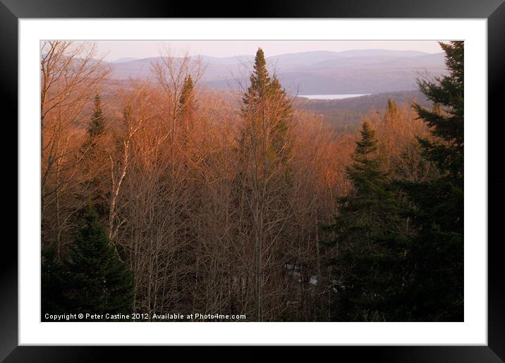 Hazy Afternoon Framed Mounted Print by Peter Castine
