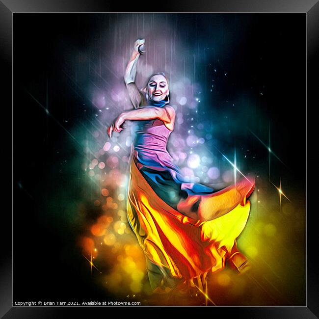 Flamenco Fantasy Framed Print by Brian Tarr