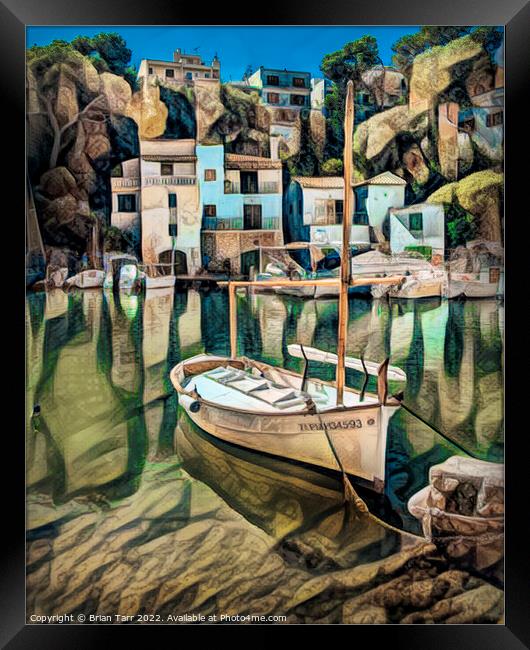 Cala Figuera Mallorca Framed Print by Brian Tarr