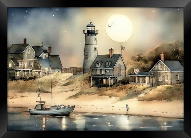 Old Cape Cod Framed Print by Brian Tarr