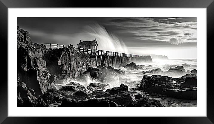 The Tide is high Framed Mounted Print by Brian Tarr