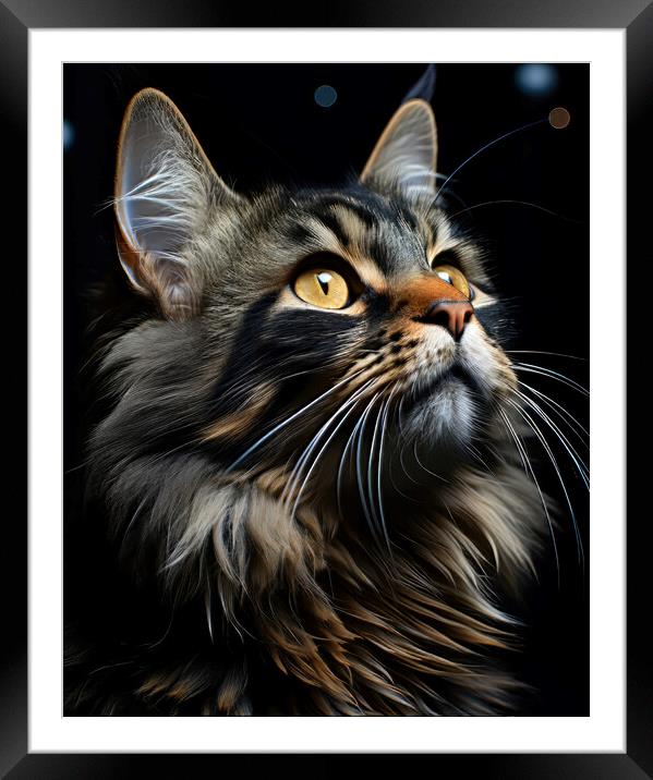 The Cat's Whiskers Framed Mounted Print by Brian Tarr