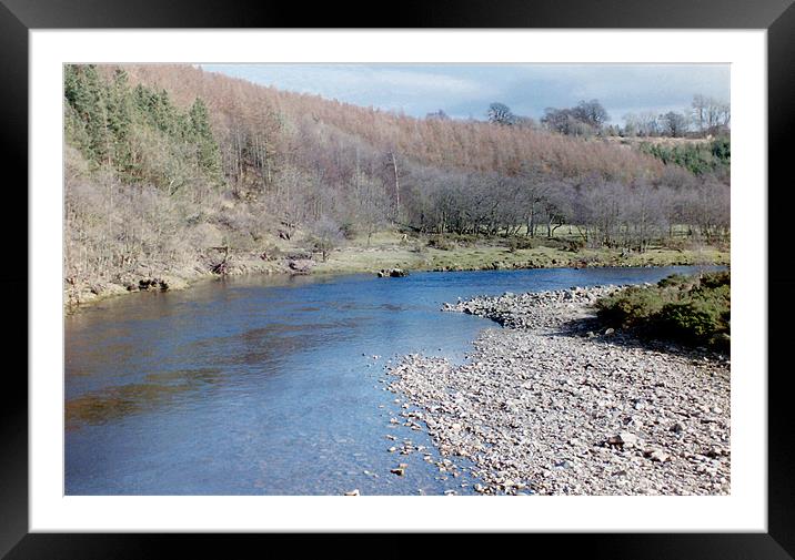 Bend in the River Framed Mounted Print by Edward Denyer