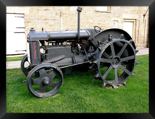 1940's Fordson Tractor Framed Print by Edward Denyer