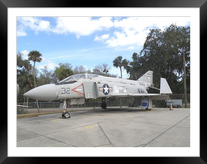 The McDonnell-Douglas F-4 Phantom II Framed Mounted Print by Edward Denyer