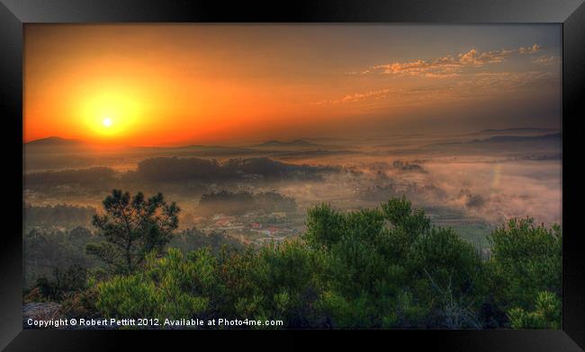 Sunrise over Palmeira Framed Print by Robert Pettitt