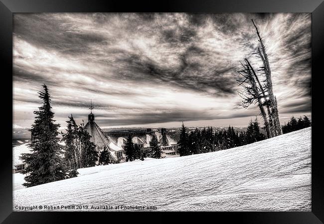 Mt Hood Timberline Framed Print by Robert Pettitt