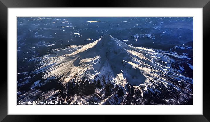 Mt Hood Framed Mounted Print by Robert Pettitt