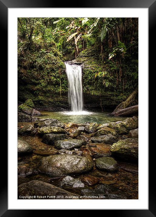 San Diego Falls Framed Mounted Print by Robert Pettitt