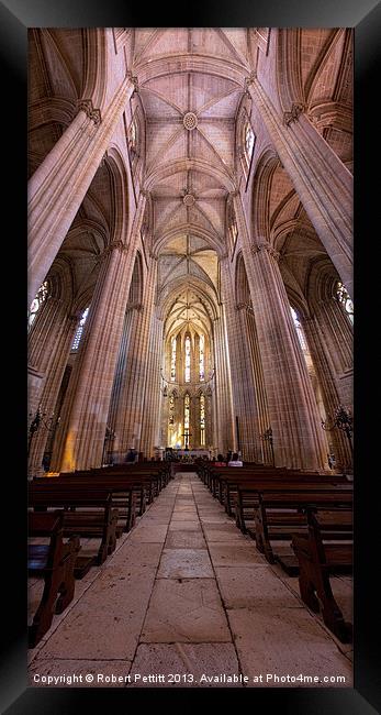 Monastery of the Battle Framed Print by Robert Pettitt