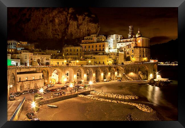 Atrani Amalfi Coast Framed Print by Robert Pettitt