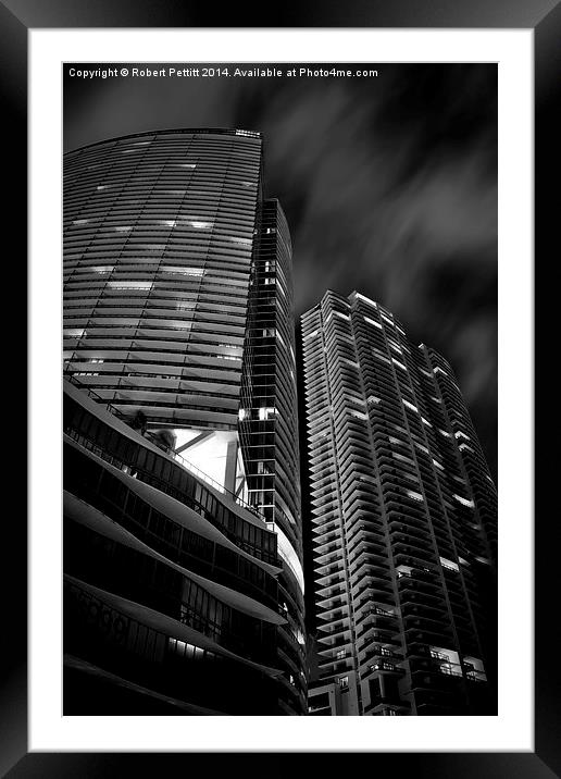 Skyscrapers Framed Mounted Print by Robert Pettitt