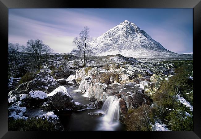 Buachaille Etive Mor - Scottish Highlands Glencoe Framed Print by Nick English