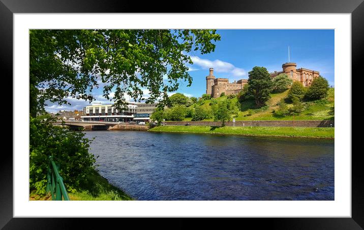 Inverness Castle Framed Mounted Print by Macrae Images