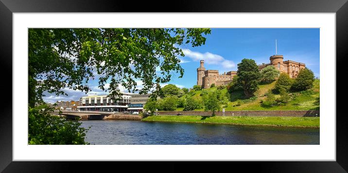 Inverness Castle Framed Mounted Print by Macrae Images