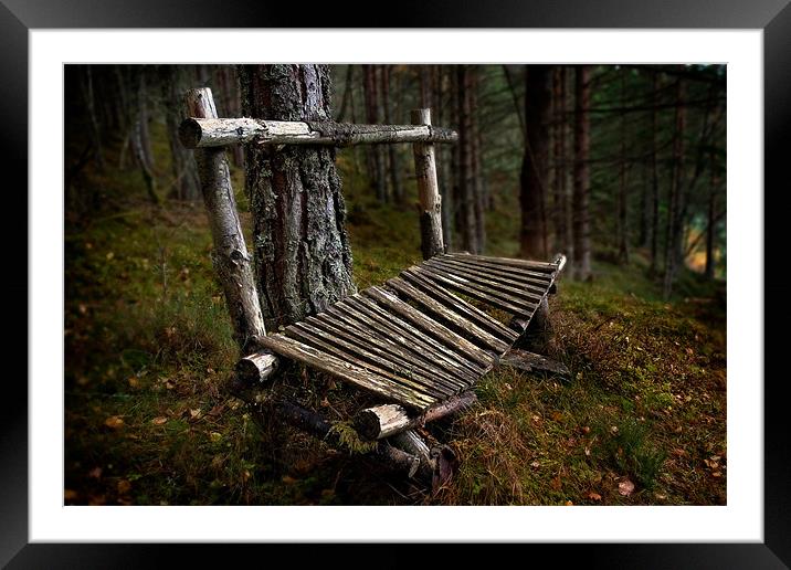 The artist's chair Framed Mounted Print by Macrae Images