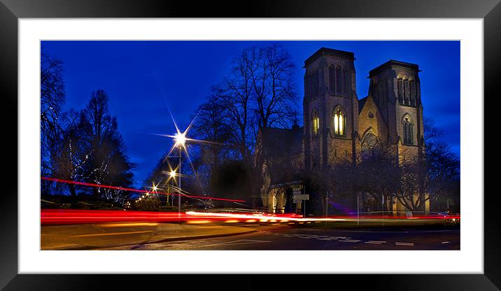 Inverness Cathedral Framed Mounted Print by Macrae Images
