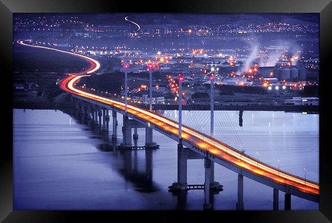 Kessock Bridge Inverness Framed Print by Macrae Images