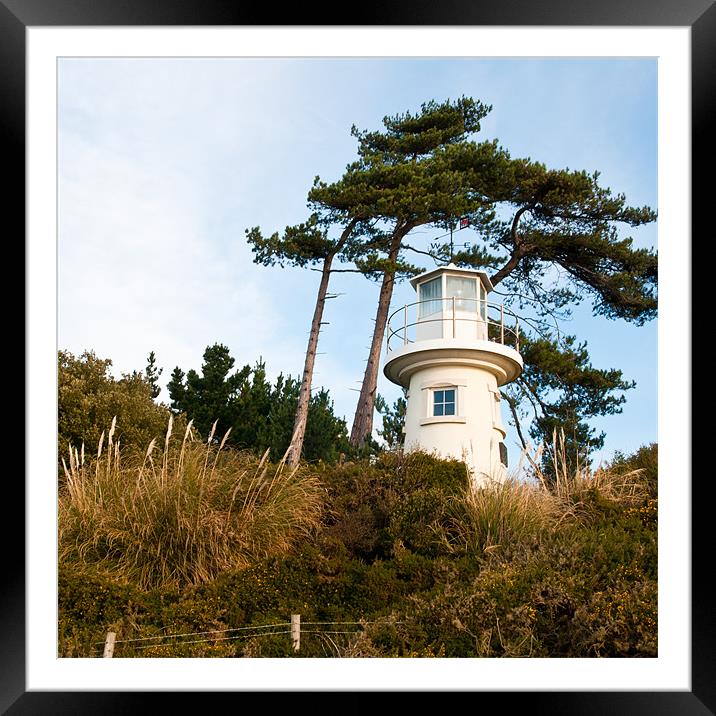Lepe Lighthouse Framed Mounted Print by Ian Grainger