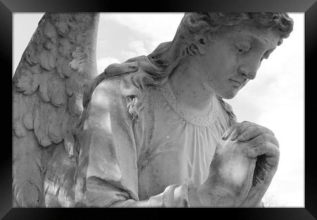 Praying Angel Framed Print by Adrian Wilkins