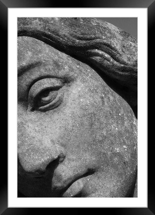 Stone Face Framed Mounted Print by Adrian Wilkins