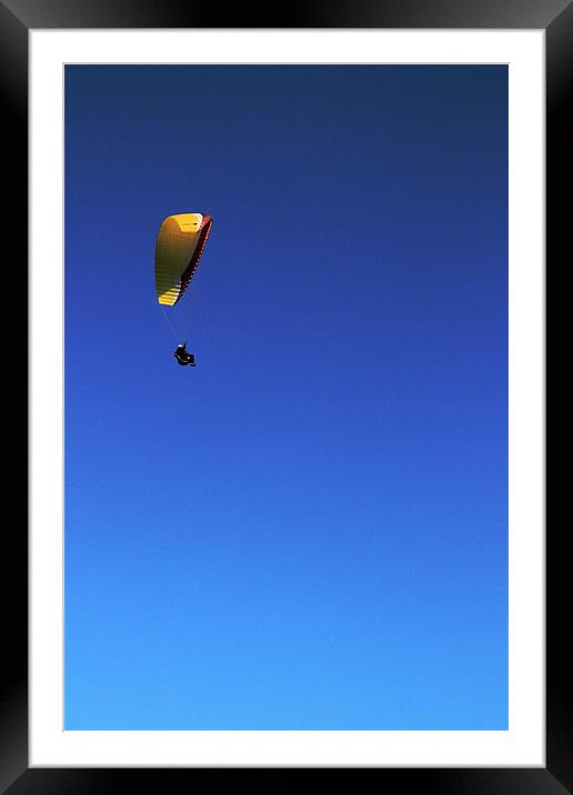 Alone In The Sky Framed Mounted Print by Adrian Wilkins