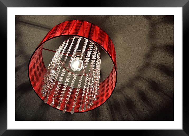 Retro Light Shade Framed Mounted Print by Adrian Wilkins