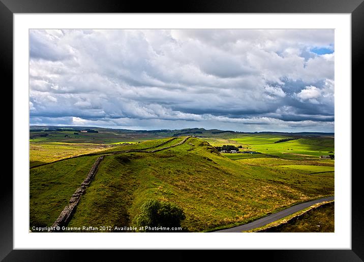 Northumberland Framed Mounted Print by Graeme Raffan