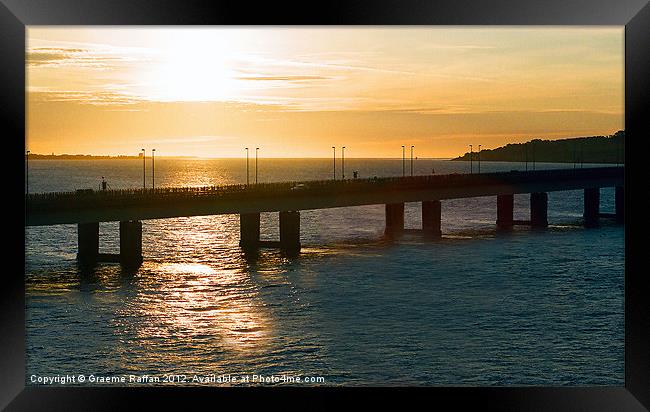 Tay Bridge in early morning Framed Print by Graeme Raffan