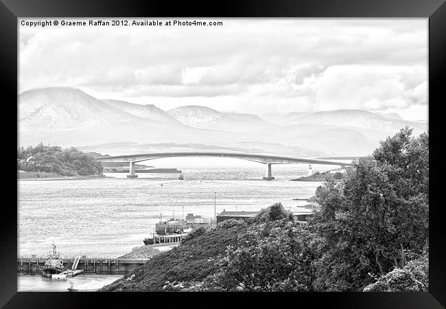 Skye Bridge Framed Print by Graeme Raffan